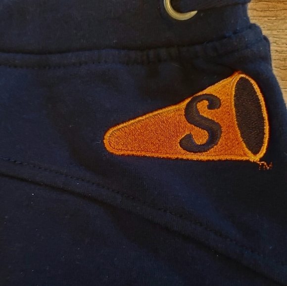 Syracuse Orangemen Cheer Skirt Womens XL Navy Orange Drawstring Embroidere Logo - Picture 6 of 8
